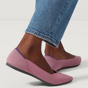 Rothy's Pink Desert Rose Point Shoes 002-308 Women's Flats BNIB 9